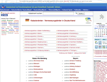 Tablet Screenshot of deutschland.katasteramt.net